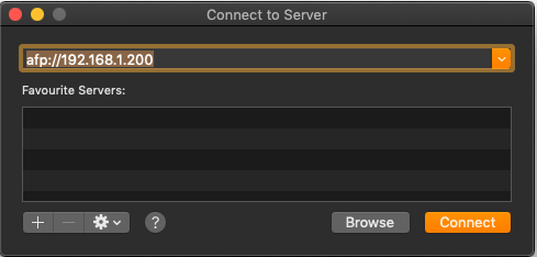 enter the address of your raspberry pi in the window and connect to server enter the address of your raspberry pi in the window and connect to server